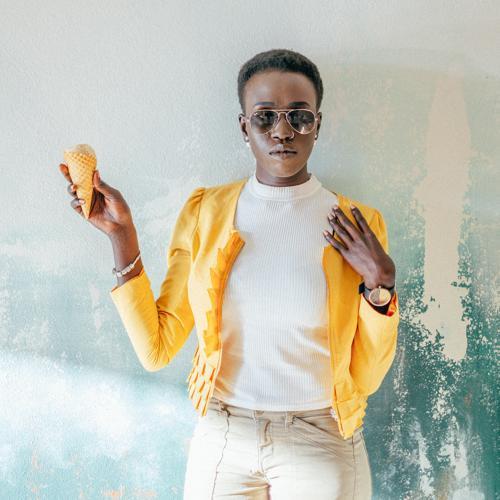 80s Bright Yellow Blazer
